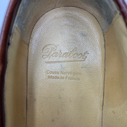 【中古品】【メンズ/レディース】 Paraboot パラブーツ 65610 フランス製 REIMS MARCHE COIN LOAFERS ランス マルシェ コインローファーズ 靴 シューズ 164-251006-ya-13-izu サイズ：7 カラー：BROWN 万代Net店