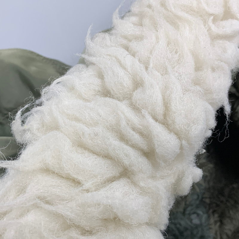 【中古品】【メンズ】 ALPHA INDUSTRIES アルファ インダストリーズ 1615-573-8335 USA製 IDEAL アイディール ジッパー 初期タグ 80S N-2B FLIGHT JACKET フライト ジャケット アウター 145-251006-ya-07-izu サイズ：L カラー：カーキ 万代Net店