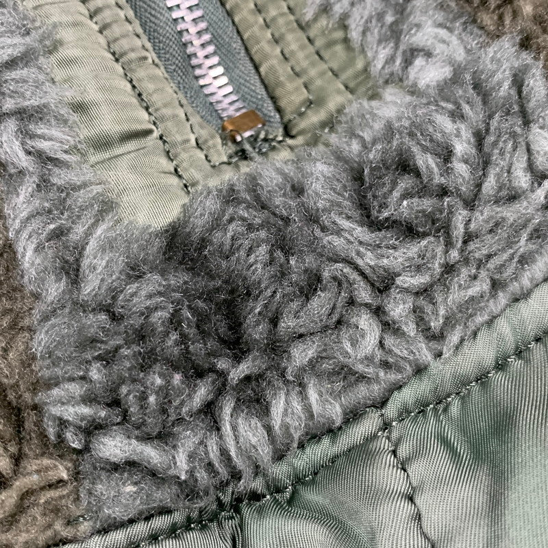 【中古品】【メンズ】 ALPHA INDUSTRIES アルファ インダストリーズ 1615-573-8335 USA製 IDEAL アイディール ジッパー 初期タグ 80S N-2B FLIGHT JACKET フライト ジャケット アウター 145-251006-ya-07-izu サイズ：L カラー：カーキ 万代Net店