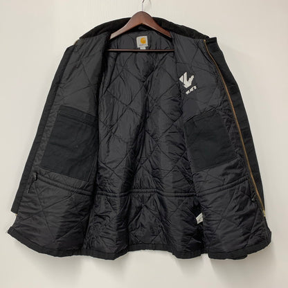 【中古品】【メンズ】 Carhartt カーハート C003 BLK USA製 2012年製 TRADITIONAL QUILT-LINED DUCK WORK COAT トラディショナル キルトラインド ダック ワークコート アウター 146-251006-ya-09-izu サイズ：L-R カラー：BLACK 万代Net店