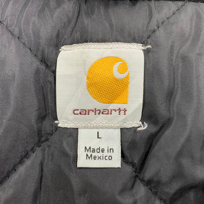 【中古品】【メンズ】 Carhartt カーハート C003 BLK USA製 2012年製 TRADITIONAL QUILT-LINED DUCK WORK COAT トラディショナル キルトラインド ダック ワークコート アウター 146-251006-ya-09-izu サイズ：L-R カラー：BLACK 万代Net店