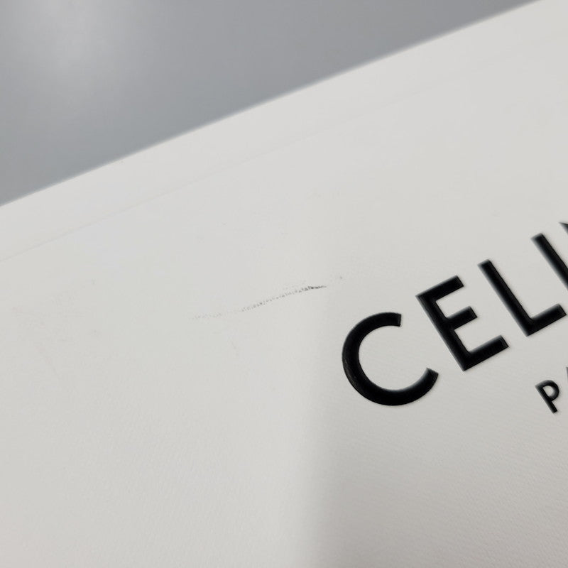 【中古品】【レディース】 CELINE セリーヌ 2X314916G CLASSIC LOGO PRINT クラシック ロゴ プリント SS TEE ショートスリーブ Ｔシャツ トップス 半袖 168-251007-ya-14-izu サイズ：M カラー：BLACK 万代Net店