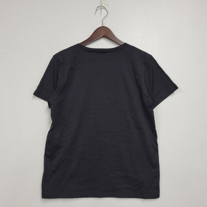 【中古品】【レディース】 CELINE セリーヌ 2X314916G CLASSIC LOGO PRINT クラシック ロゴ プリント SS TEE ショートスリーブ Ｔシャツ トップス 半袖 168-251007-ya-14-izu サイズ：M カラー：BLACK 万代Net店