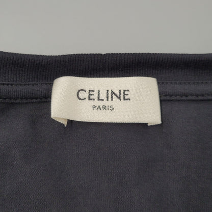 【中古品】【レディース】 CELINE セリーヌ 2X314916G CLASSIC LOGO PRINT クラシック ロゴ プリント SS TEE ショートスリーブ Ｔシャツ トップス 半袖 168-251007-ya-14-izu サイズ：M カラー：BLACK 万代Net店