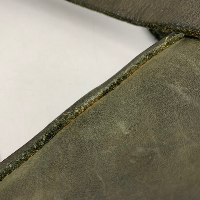 【中古品】【メンズ/レディース】 SLOW スロウ LEATHER TOTE BAG レザー トート バッグ 鞄 カバン 188-251006-ay-06-izu カラー：モスグリーン 万代Net店