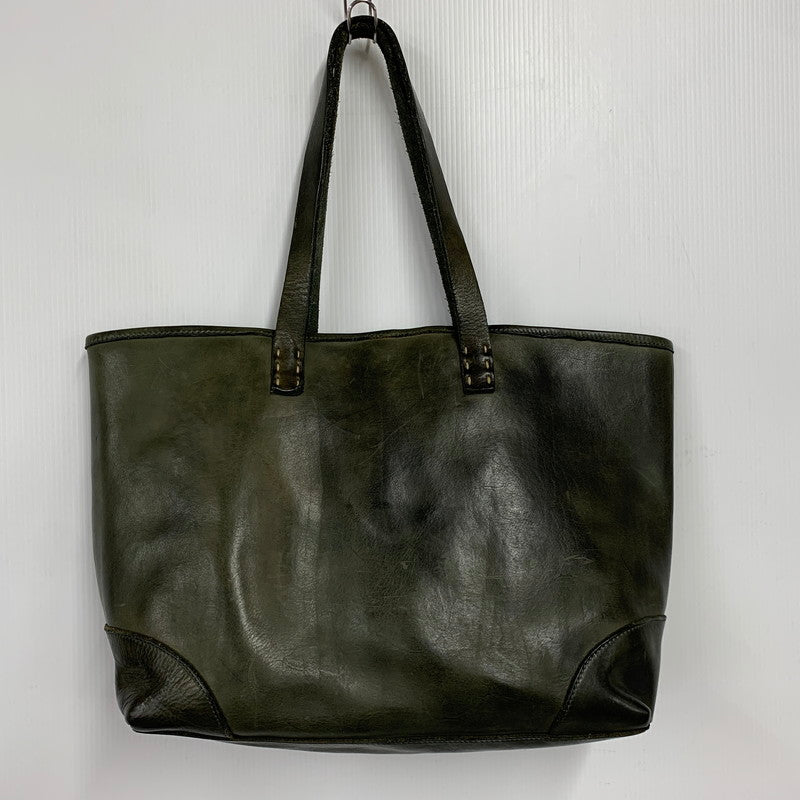 【中古品】【メンズ/レディース】 SLOW スロウ LEATHER TOTE BAG レザー トート バッグ 鞄 カバン 188-251006-ay-06-izu カラー：モスグリーン 万代Net店