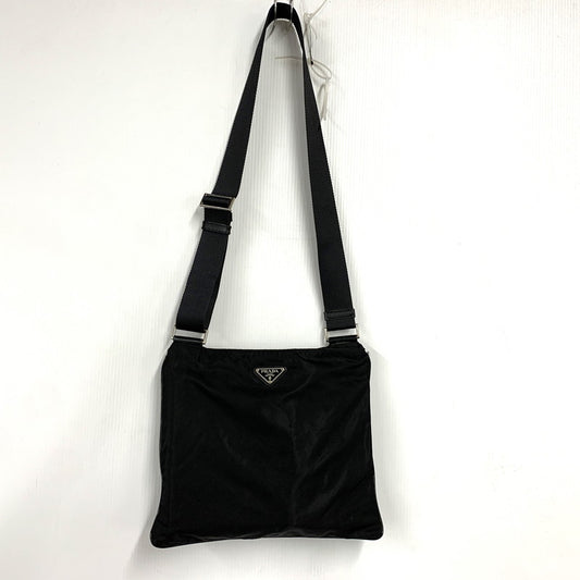 【現状渡し品】【メンズ/レディース】 PRADA プラダ NYLON SHOULDER BAG ナイロン ショルダー バッグ 鞄 カバン 180-251006-ay-02-izu カラー：ブラック 万代Net店