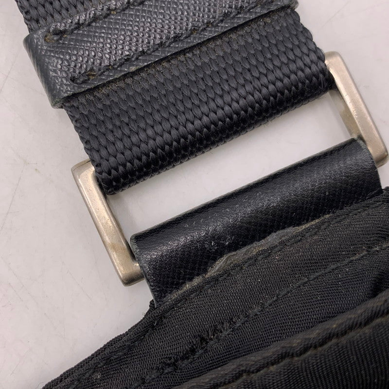 【現状渡し品】【メンズ/レディース】 PRADA プラダ NYLON SHOULDER BAG ナイロン ショルダー バッグ 鞄 カバン 180-251006-ay-02-izu カラー：ブラック 万代Net店