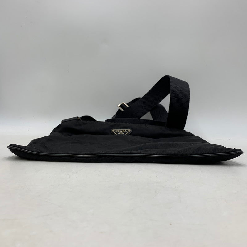 【現状渡し品】【メンズ/レディース】 PRADA プラダ NYLON SHOULDER BAG ナイロン ショルダー バッグ 鞄 カバン 180-251006-ay-02-izu カラー：ブラック 万代Net店