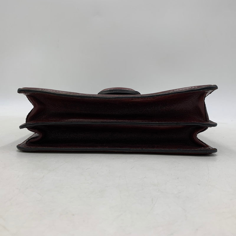 【中古品】【メンズ/レディース】 DRIES VAN NOTEN ドリスヴァンノッテン LEATHER SHOULDER BAG レザー ショルダー バッグ 鞄 カバン 188-251006-ay-01-izu カラー：ブラウン×ブラック 万代Net店