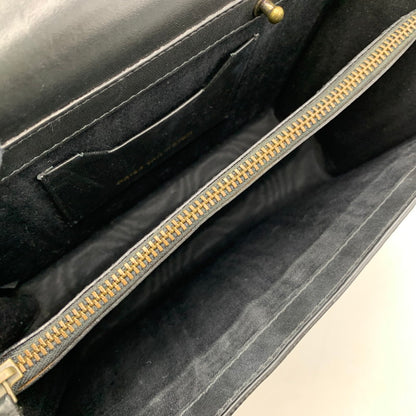 【中古品】【メンズ/レディース】 DRIES VAN NOTEN ドリスヴァンノッテン LEATHER SHOULDER BAG レザー ショルダー バッグ 鞄 カバン 188-251006-ay-01-izu カラー：ブラウン×ブラック 万代Net店