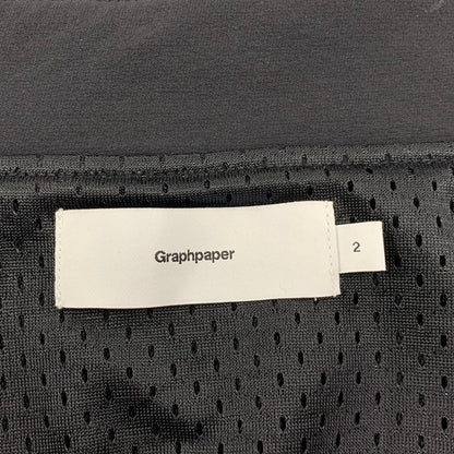 【中古美品】【メンズ】 GRAPHPAPER グラフペーパー GU251-30245 25SS PERTEX EQUILIBRIUM パーテックス イクイリブリウム FRONT YOKE BLOUSON フロントヨークブルゾン アウター 140-251006-ya-04-izu サイズ：2 カラー：BLACK 万代Net店