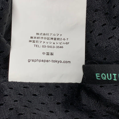 【中古美品】【メンズ】 GRAPHPAPER グラフペーパー GU251-30245 25SS PERTEX EQUILIBRIUM パーテックス イクイリブリウム FRONT YOKE BLOUSON フロントヨークブルゾン アウター 140-251006-ya-04-izu サイズ：2 カラー：BLACK 万代Net店