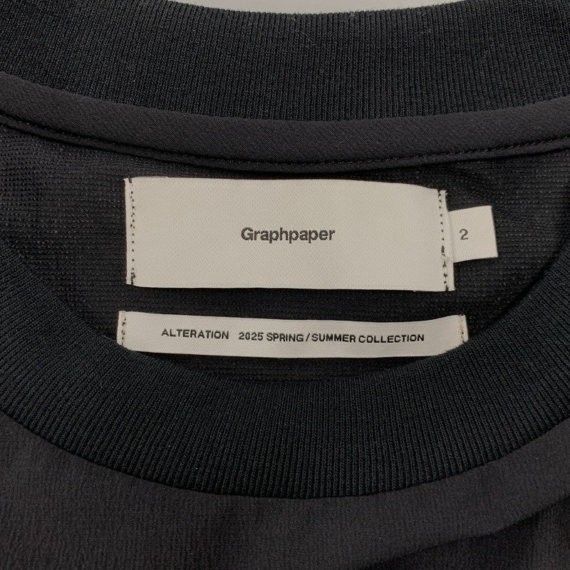 【中古美品】【メンズ】 GRAPHPAPER グラフペーパー GM251-70052 PERTEX EQUILIBRIUM パーテックス イクイリブリウム L/S ロングスリーブ TECH PULLOVER テックプルオーバー トップス 長袖 140-251006-ya-03-izu サイズ：2 カラー：BLACK 万代Net店