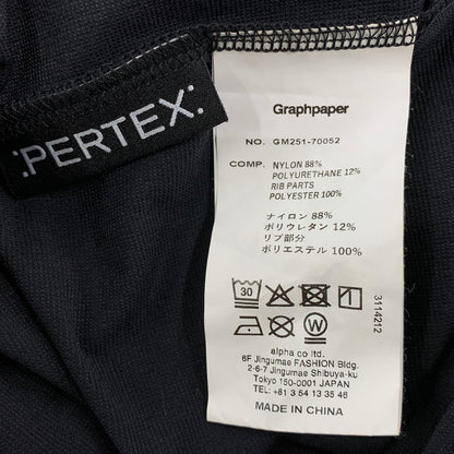【中古美品】【メンズ】 GRAPHPAPER グラフペーパー GM251-70052 PERTEX EQUILIBRIUM パーテックス イクイリブリウム L/S ロングスリーブ TECH PULLOVER テックプルオーバー トップス 長袖 140-251006-ya-03-izu サイズ：2 カラー：BLACK 万代Net店