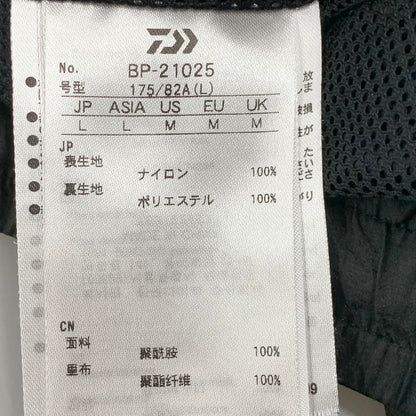 【中古美品】 DAIWA PIER39 ダイワピア39 BP-21025 TECH WIND SHELL SHORTS テック ウィンド シェル ショーツ ボトムス ズボン 151-251006-cs-08-izu サイズ：L カラー：ブラック 万代Net店