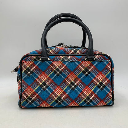 【現状渡し品】【レディース】 Vivienne Westwood ANGLOMANIA ヴィヴィアンウエストウッド アングロマニア 2WAY CHECK MINI BOSTON BAG チェック ミニ ボストン バッグ ショルダー ハンド 鞄 カバン 188-251006-ay-05-izu カラー：マルチ 万代Net店