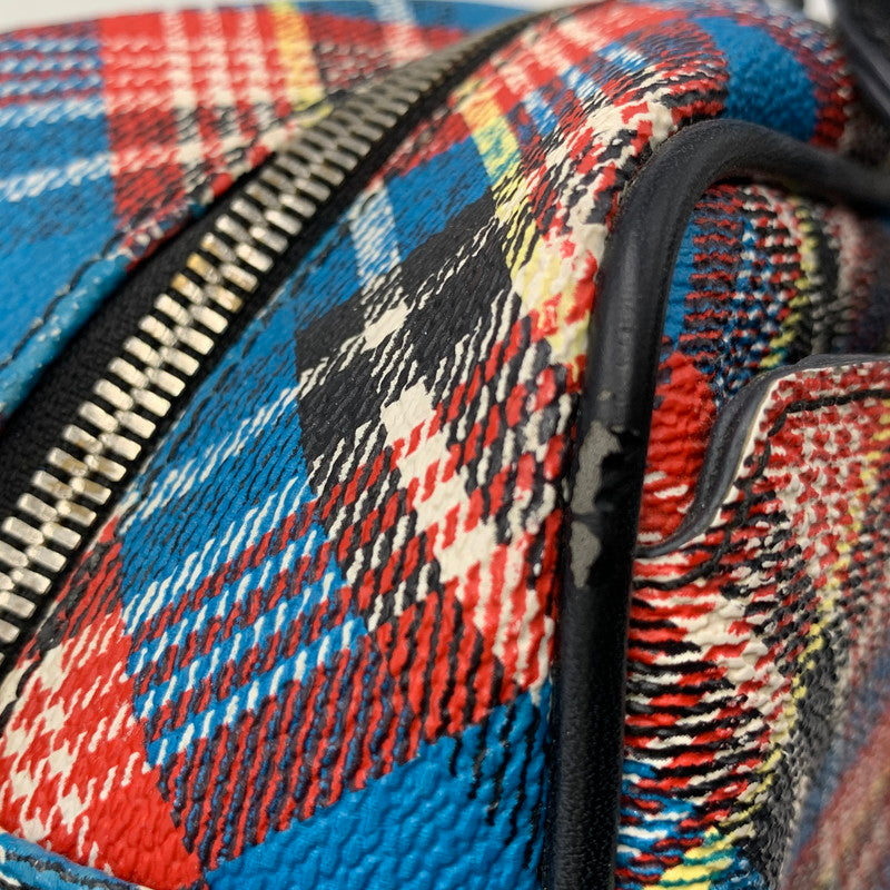 【現状渡し品】【レディース】 Vivienne Westwood ANGLOMANIA ヴィヴィアンウエストウッド アングロマニア 2WAY CHECK MINI BOSTON BAG チェック ミニ ボストン バッグ ショルダー ハンド 鞄 カバン 188-251006-ay-05-izu カラー：マルチ 万代Net店
