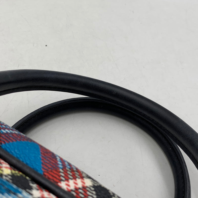 【現状渡し品】【レディース】 Vivienne Westwood ANGLOMANIA ヴィヴィアンウエストウッド アングロマニア 2WAY CHECK MINI BOSTON BAG チェック ミニ ボストン バッグ ショルダー ハンド 鞄 カバン 188-251006-ay-05-izu カラー：マルチ 万代Net店