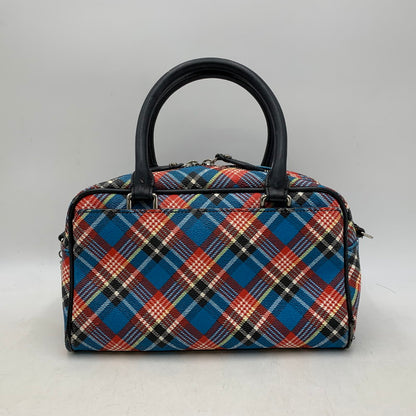 【現状渡し品】【レディース】 Vivienne Westwood ANGLOMANIA ヴィヴィアンウエストウッド アングロマニア 2WAY CHECK MINI BOSTON BAG チェック ミニ ボストン バッグ ショルダー ハンド 鞄 カバン 188-251006-ay-05-izu カラー：マルチ 万代Net店