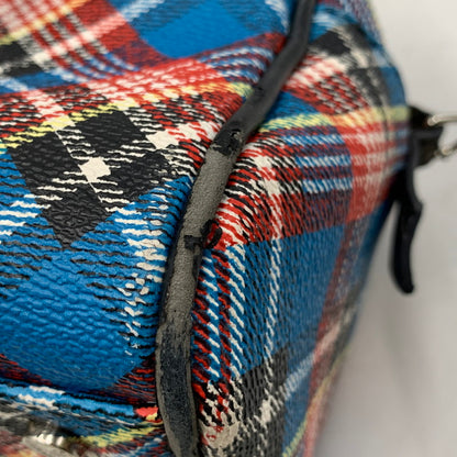 【現状渡し品】【レディース】 Vivienne Westwood ANGLOMANIA ヴィヴィアンウエストウッド アングロマニア 2WAY CHECK MINI BOSTON BAG チェック ミニ ボストン バッグ ショルダー ハンド 鞄 カバン 188-251006-ay-05-izu カラー：マルチ 万代Net店