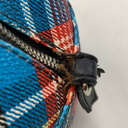 【現状渡し品】【レディース】 Vivienne Westwood ANGLOMANIA ヴィヴィアンウエストウッド アングロマニア 2WAY CHECK MINI BOSTON BAG チェック ミニ ボストン バッグ ショルダー ハンド 鞄 カバン 188-251006-ay-05-izu カラー：マルチ 万代Net店