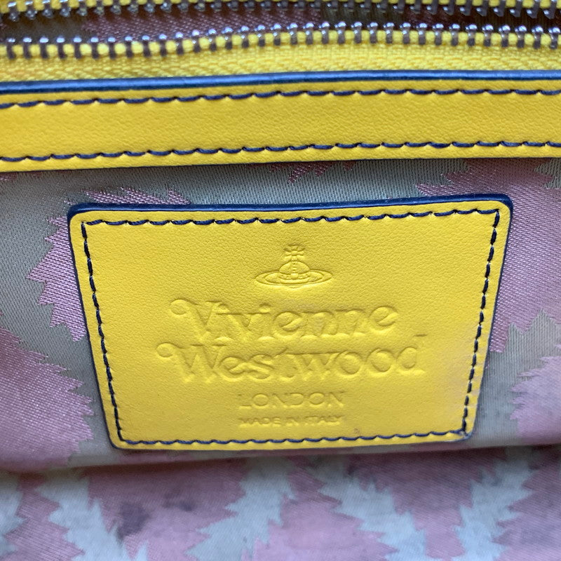 【現状渡し品】【レディース】 Vivienne Westwood ヴィヴィアンウエストウッド MATILDA HAND BAG マチルダ ハンド バッグ 鞄 カバン 188-251006-ay-04-izu カラー：イエロー 万代Net店