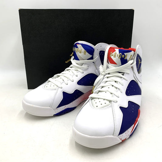 【中古美品】【メンズ】 NIKE ナイキ AIR JORDAN 7 RETRO 304775-123 エアジョーダン 7 レトロ スニーカー シューズ 靴 160-251006-ay-07-izu サイズ：28.5cm カラー：WHITE/METALLIC GOLD COIN-DEEP ROYAL BLUE-FIRE RED 万代Net店