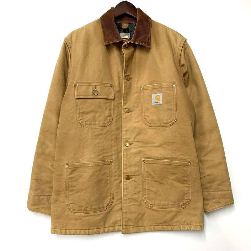 【中古品】【メンズ】 Carhartt カーハート C01 BRN メキシコ製 10年製 BLANKET LINER DUCK CHORE COAT ブランケット ライナー ダック チョア コート アウター 146-251006-cs-05-izu サイズ：36 カラー：ブラウン 万代Net店