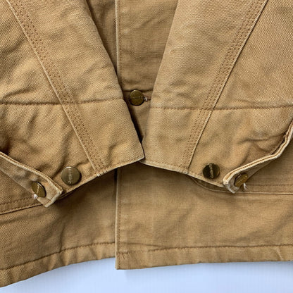 【中古品】【メンズ】 Carhartt カーハート C01 BRN メキシコ製 10年製 BLANKET LINER DUCK CHORE COAT ブランケット ライナー ダック チョア コート アウター 146-251006-cs-05-izu サイズ：36 カラー：ブラウン 万代Net店