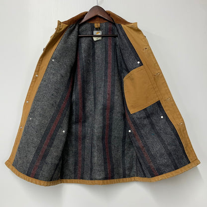 【中古品】【メンズ】 Carhartt カーハート C01 BRN メキシコ製 10年製 BLANKET LINER DUCK CHORE COAT ブランケット ライナー ダック チョア コート アウター 146-251006-cs-05-izu サイズ：36 カラー：ブラウン 万代Net店