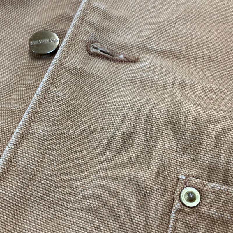 【中古品】【メンズ】 Carhartt カーハート C01 BRN メキシコ製 10年製 BLANKET LINER DUCK CHORE COAT ブランケット ライナー ダック チョア コート アウター 146-251006-cs-05-izu サイズ：36 カラー：ブラウン 万代Net店