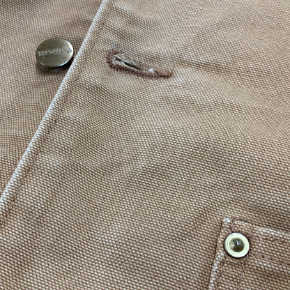 【中古品】【メンズ】 Carhartt カーハート C01 BRN メキシコ製 10年製 BLANKET LINER DUCK CHORE COAT ブランケット ライナー ダック チョア コート アウター 146-251006-cs-05-izu サイズ：36 カラー：ブラウン 万代Net店