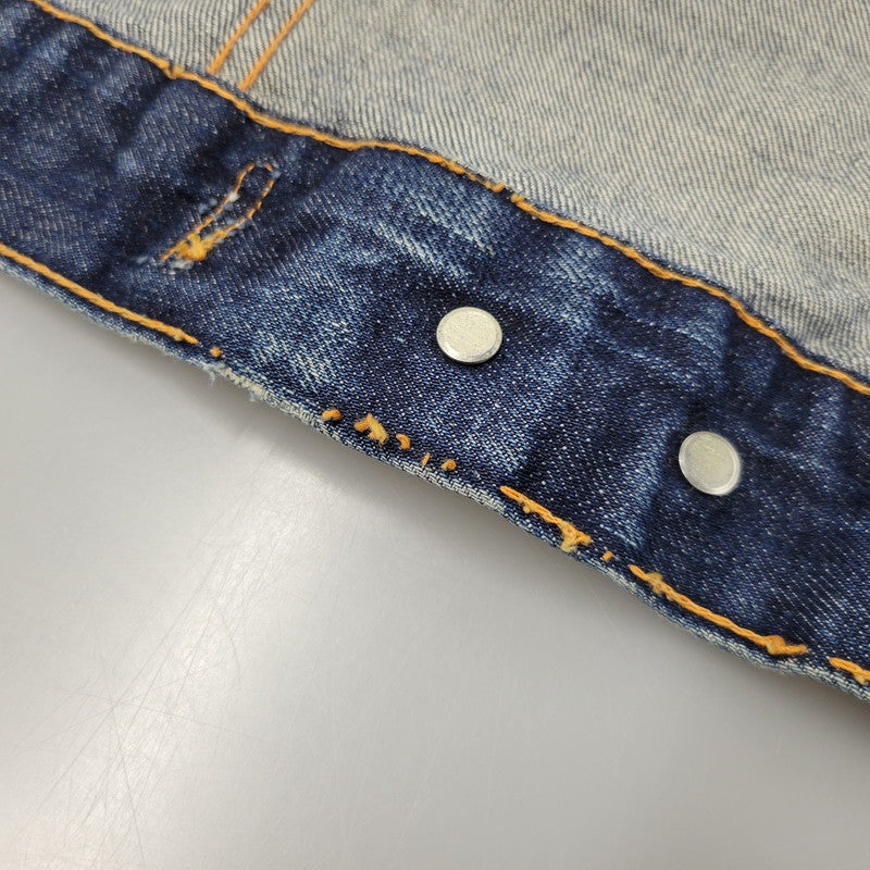 【現状渡し品】【メンズ】 Levi's リーバイス BIG-E DENIM JACKET デニムジャケット ポケットボタン裏刻印522 不均等V アウター 146-251007-as-06-izu カラー：インディゴ 万代Net店