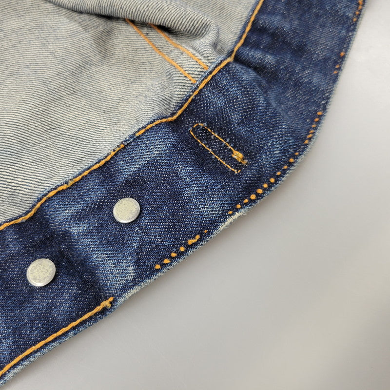 【現状渡し品】【メンズ】 Levi's リーバイス BIG-E DENIM JACKET デニムジャケット ポケットボタン裏刻印522 不均等V アウター 146-251007-as-06-izu カラー：インディゴ 万代Net店