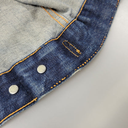 【現状渡し品】【メンズ】 Levi's リーバイス BIG-E DENIM JACKET デニムジャケット ポケットボタン裏刻印522 不均等V アウター 146-251007-as-06-izu カラー：インディゴ 万代Net店