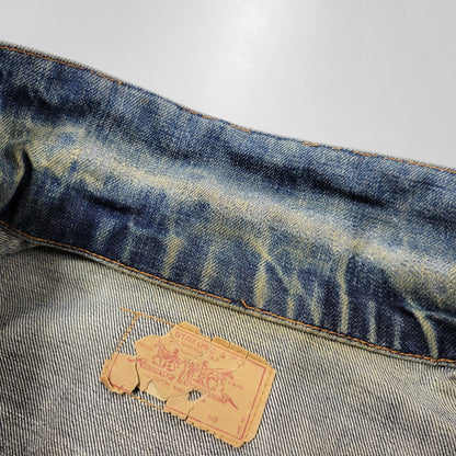 【現状渡し品】【メンズ】 Levi's リーバイス BIG-E DENIM JACKET デニムジャケット ポケットボタン裏刻印522 不均等V アウター 146-251007-as-06-izu カラー：インディゴ 万代Net店