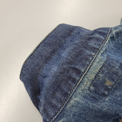 【現状渡し品】【メンズ】 Levi's リーバイス BIG-E DENIM JACKET デニムジャケット ポケットボタン裏刻印522 不均等V アウター 146-251007-as-06-izu カラー：インディゴ 万代Net店