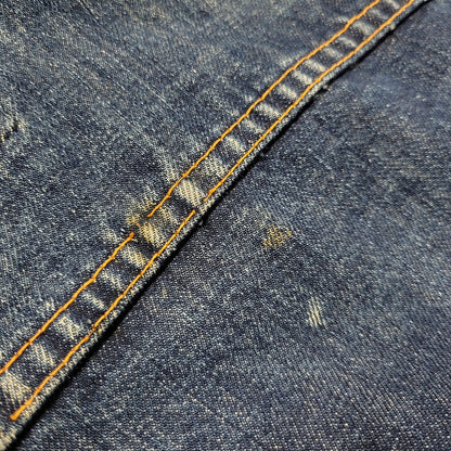 【現状渡し品】【メンズ】 Levi's リーバイス BIG-E DENIM JACKET デニムジャケット ポケットボタン裏刻印522 不均等V アウター 146-251007-as-06-izu カラー：インディゴ 万代Net店