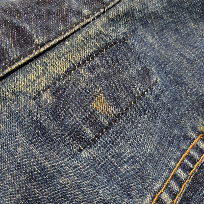 【現状渡し品】【メンズ】 Levi's リーバイス BIG-E DENIM JACKET デニムジャケット ポケットボタン裏刻印522 不均等V アウター 146-251007-as-06-izu カラー：インディゴ 万代Net店