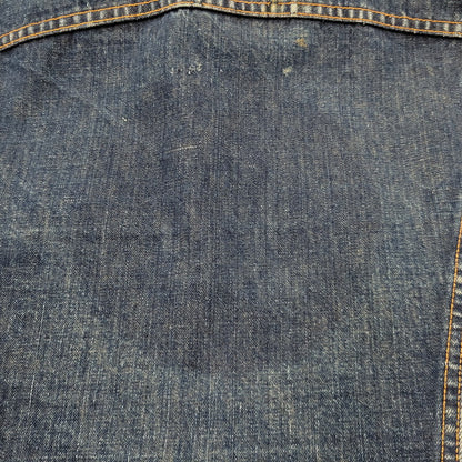 【現状渡し品】【メンズ】 Levi's リーバイス BIG-E DENIM JACKET デニムジャケット ポケットボタン裏刻印522 不均等V アウター 146-251007-as-06-izu カラー：インディゴ 万代Net店