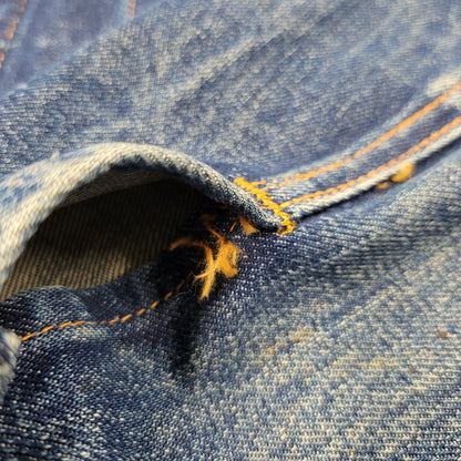 【現状渡し品】【メンズ】 Levi's リーバイス BIG-E DENIM JACKET デニムジャケット ポケットボタン裏刻印522 不均等V アウター 146-251007-as-06-izu カラー：インディゴ 万代Net店