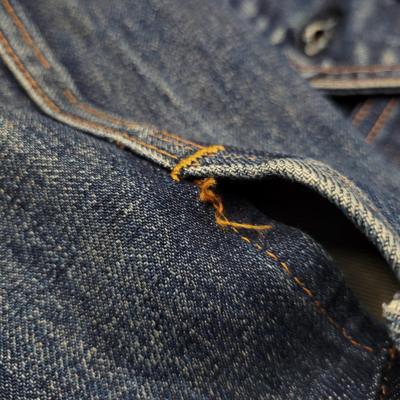 【現状渡し品】【メンズ】 Levi's リーバイス BIG-E DENIM JACKET デニムジャケット ポケットボタン裏刻印522 不均等V アウター 146-251007-as-06-izu カラー：インディゴ 万代Net店