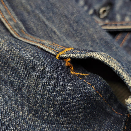 【現状渡し品】【メンズ】 Levi's リーバイス BIG-E DENIM JACKET デニムジャケット ポケットボタン裏刻印522 不均等V アウター 146-251007-as-06-izu カラー：インディゴ 万代Net店