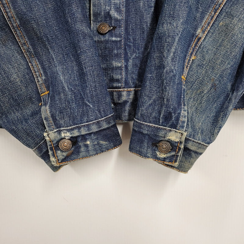 【現状渡し品】【メンズ】 Levi's リーバイス BIG-E DENIM JACKET デニムジャケット ポケットボタン裏刻印522 不均等V アウター 146-251007-as-06-izu カラー：インディゴ 万代Net店