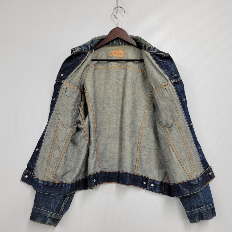 【現状渡し品】【メンズ】 Levi's リーバイス BIG-E DENIM JACKET デニムジャケット ポケットボタン裏刻印522 不均等V アウター 146-251007-as-06-izu カラー：インディゴ 万代Net店