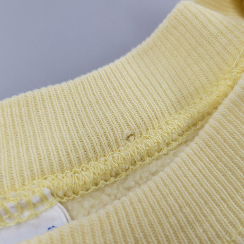 【中古品】【メンズ】 ROLLINS REVERSE WEAVE SWEATSHIRT リバースウィーブ スウェットシャツ USA製 刺繍タグ トレーナー 長袖 トップス 146-251007-as-04-izu サイズ：XL カラー：イエロー 万代Net店