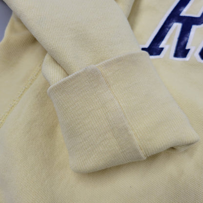 【中古品】【メンズ】 ROLLINS REVERSE WEAVE SWEATSHIRT リバースウィーブ スウェットシャツ USA製 刺繍タグ トレーナー 長袖 トップス 146-251007-as-04-izu サイズ：XL カラー：イエロー 万代Net店