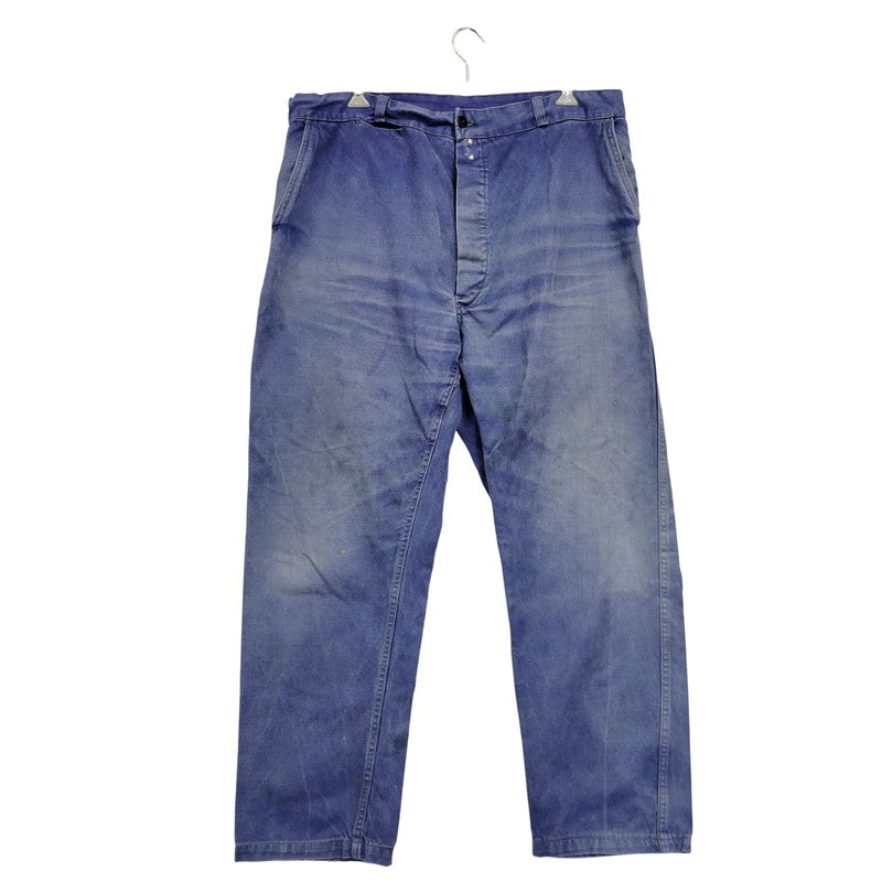 【現状渡し品】【メンズ】 USED EURO VINTAGE ユーロヴィンテージ CLONDIOUS LAFONT BLUE MOLESKIN PAINTER PANTS モールスキン ペインター パンツ ボトムス 157-251007-as-09-izu カラー：ブルー系 万代Net店