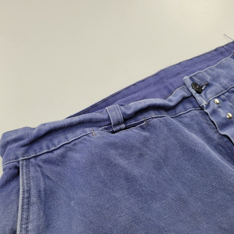 【現状渡し品】【メンズ】 USED EURO VINTAGE ユーロヴィンテージ CLONDIOUS LAFONT BLUE MOLESKIN PAINTER PANTS モールスキン ペインター パンツ ボトムス 157-251007-as-09-izu カラー：ブルー系 万代Net店